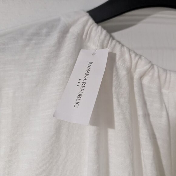 NWT Banana Republic Factory | Malibu Slub Tank In White - Picture 10 of 11